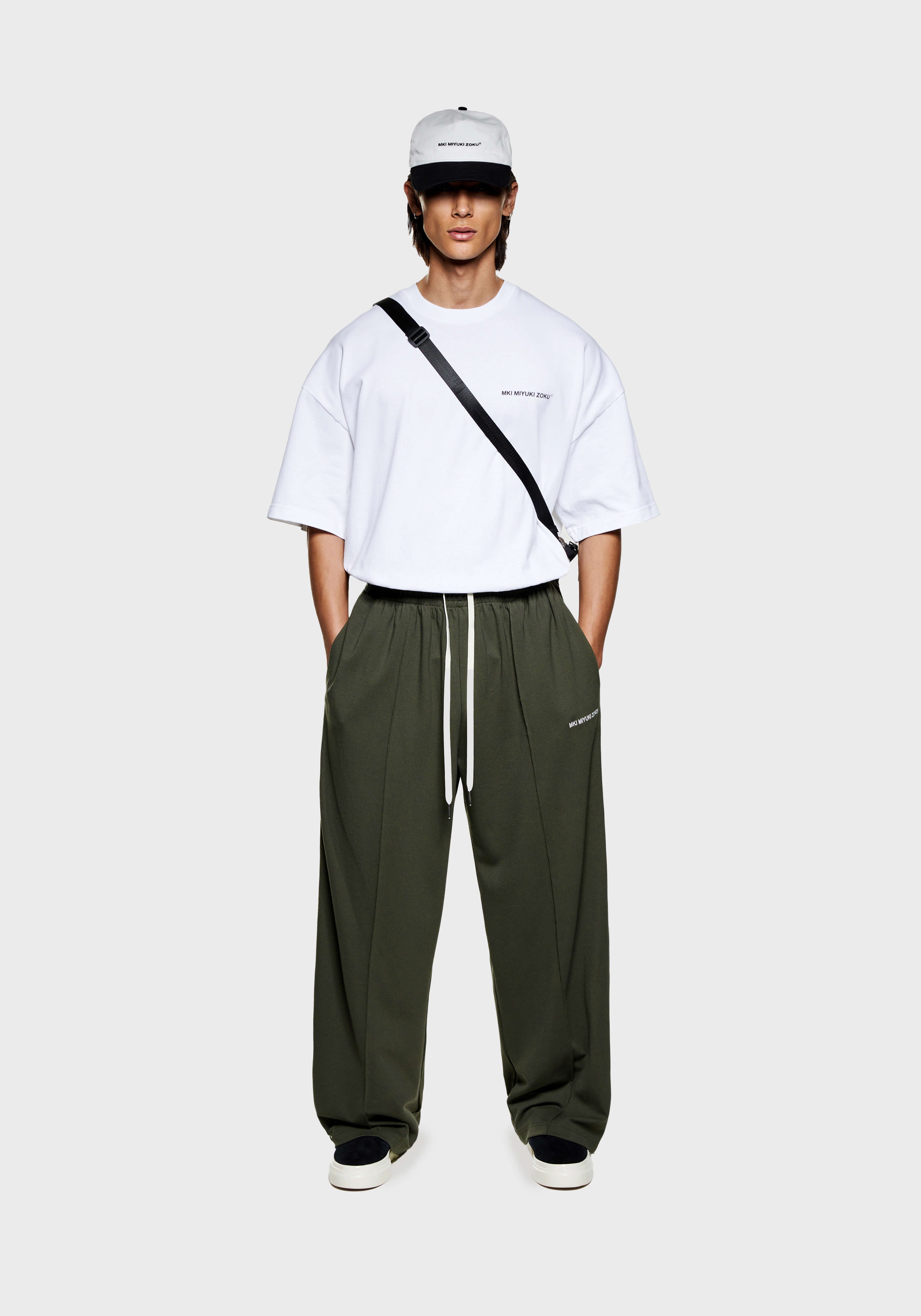 Olive track pants online