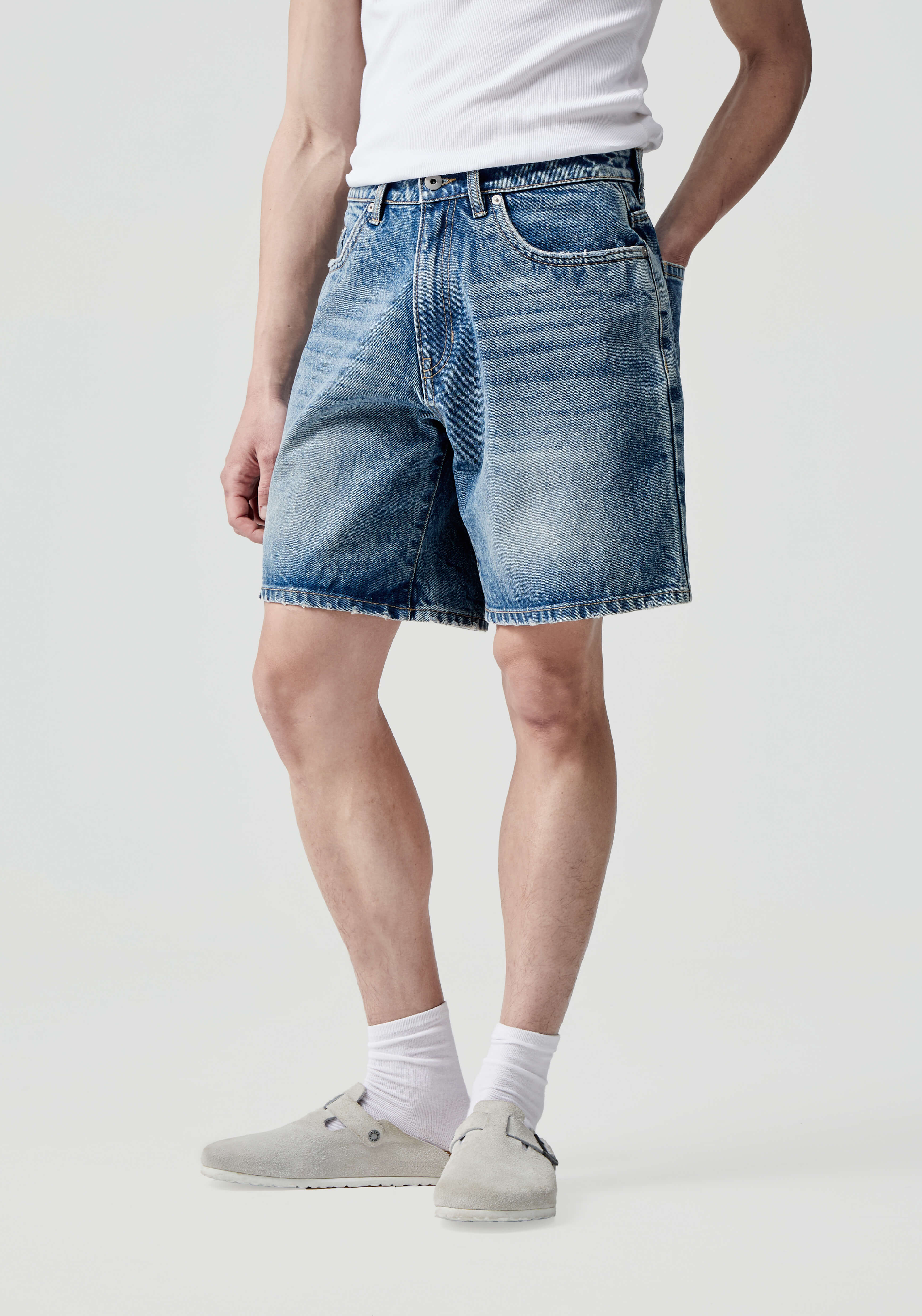 Denim shorts uk online