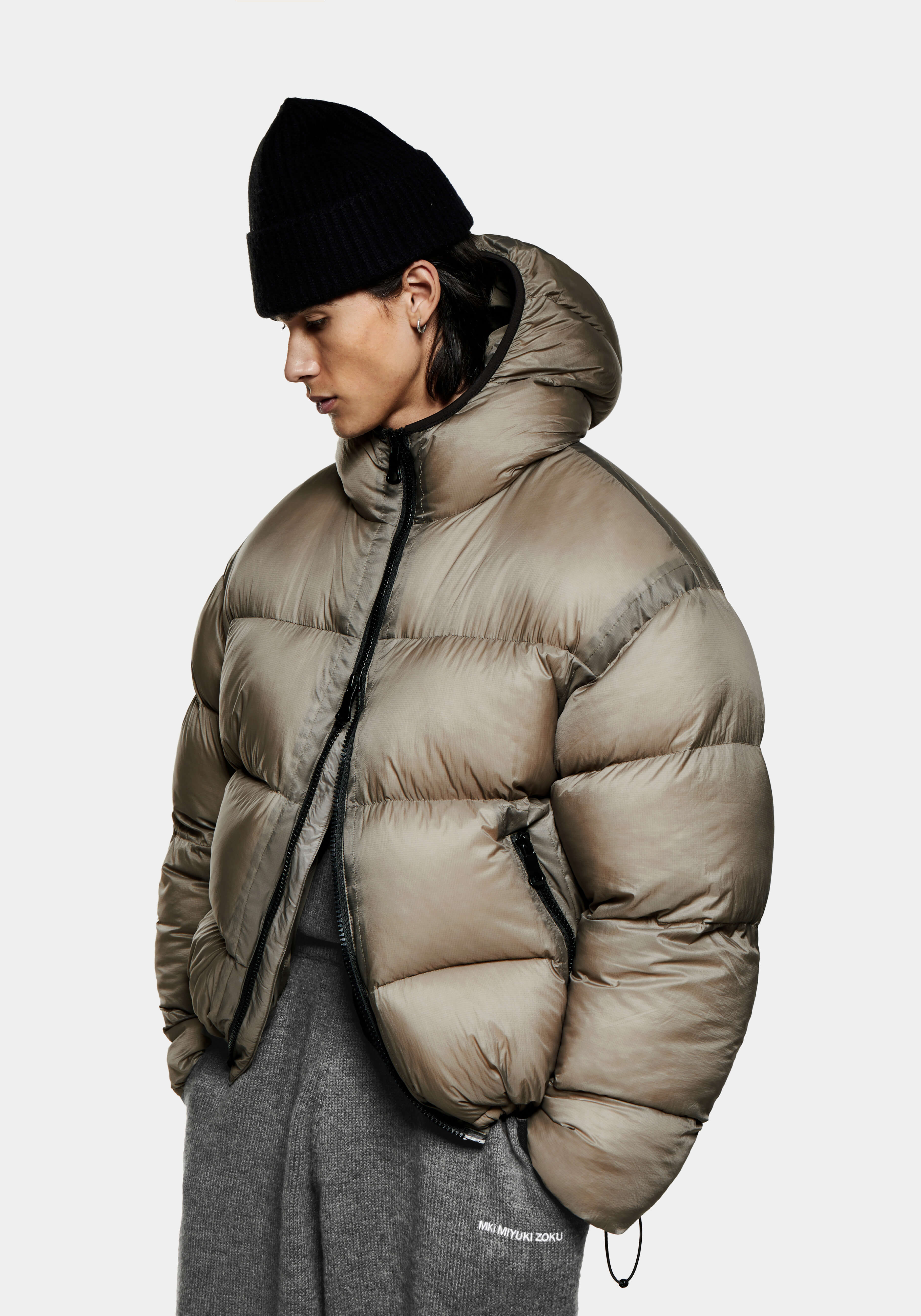 Mki hooded down jacket hotsell