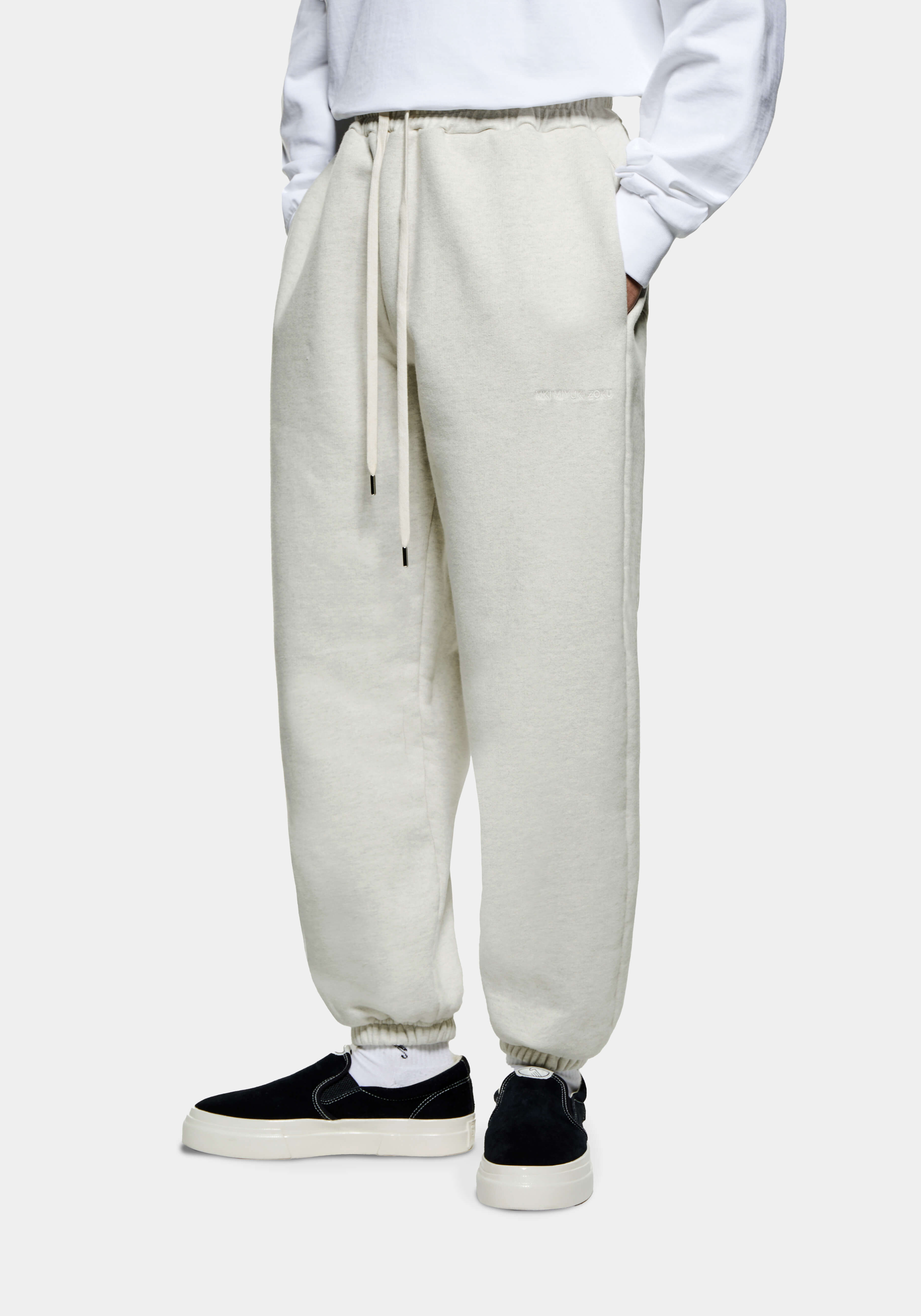 MOTHER outlets The Knockout Oatmeal Cotton Jogger Sweatpants