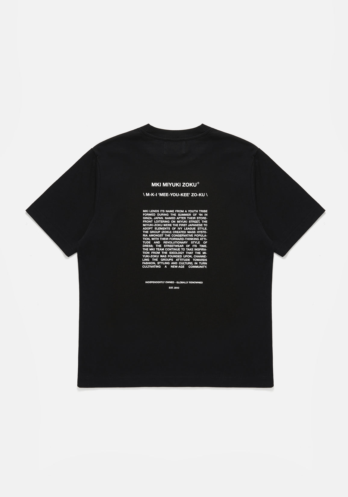 MKI PHONETIC T-SHIRT – MKI MIYUKI ZOKU®