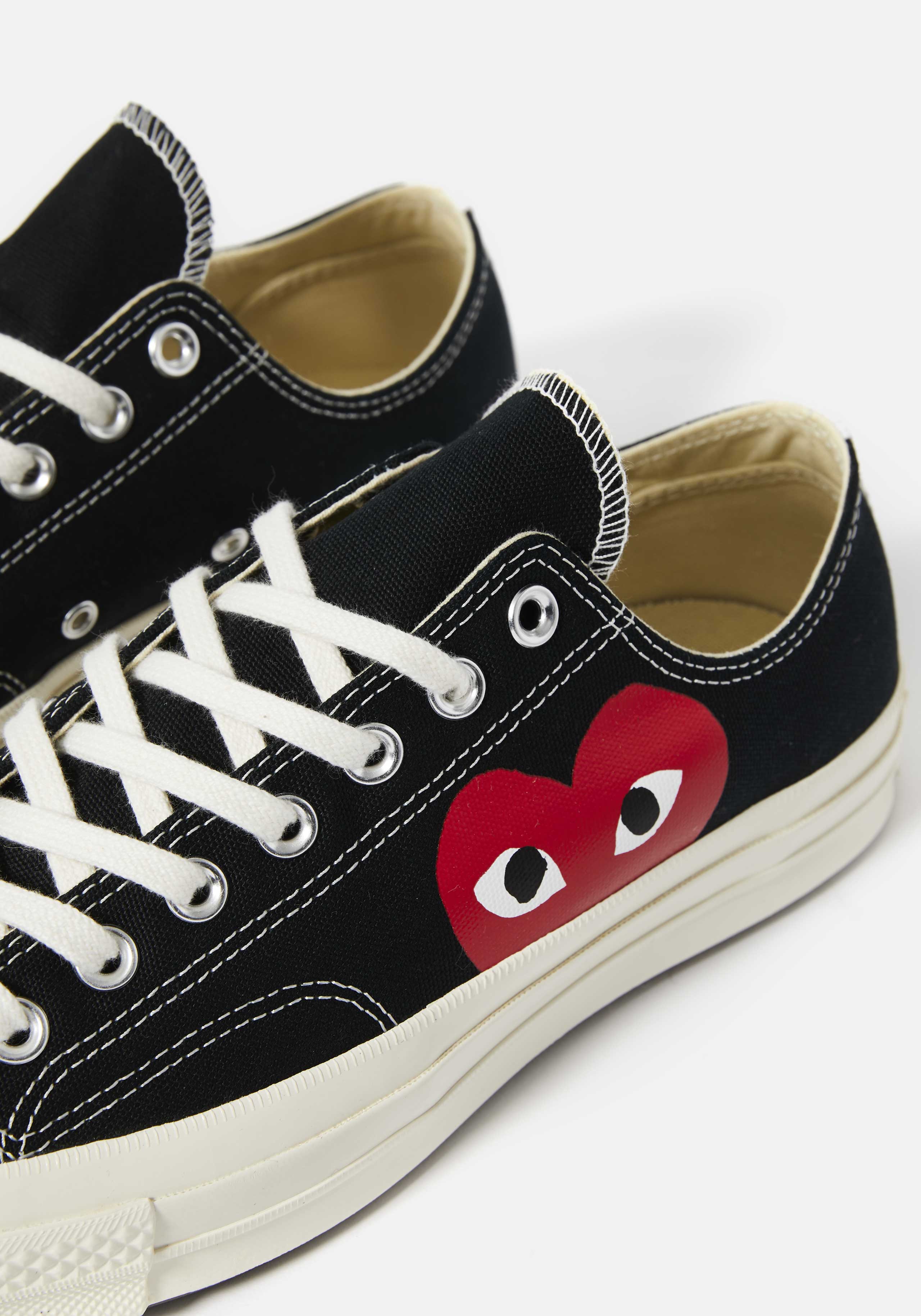 CDG PLAY CONVERSE RED HEART 70S LOW