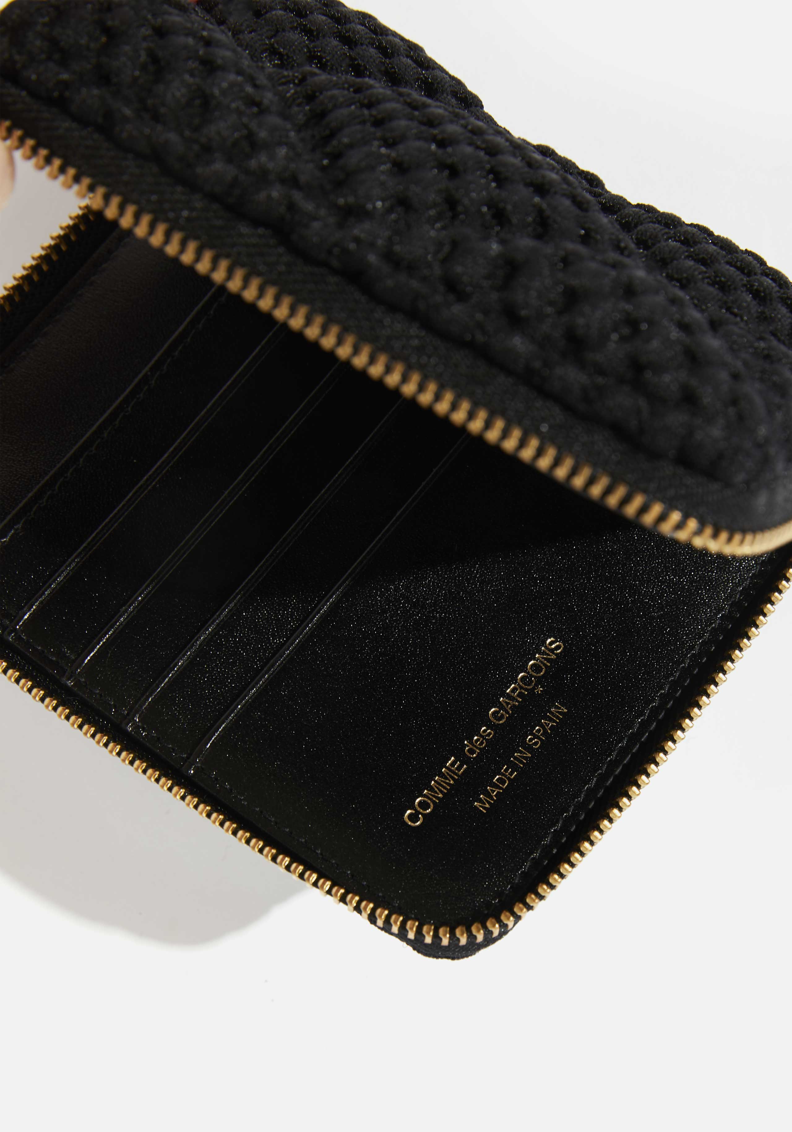 Two-sided zip wallet shop comme des garçons