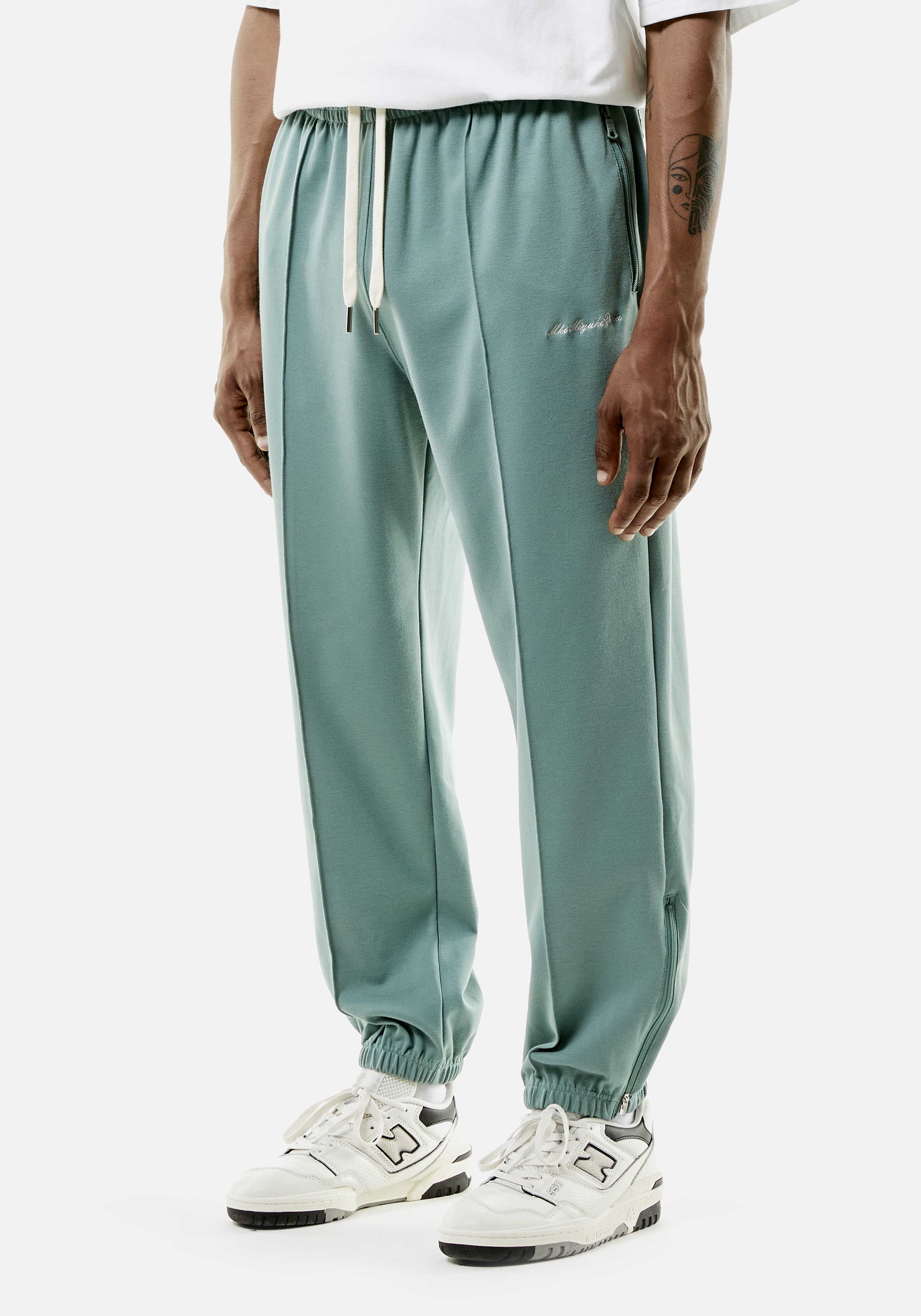 Poly discount track pants